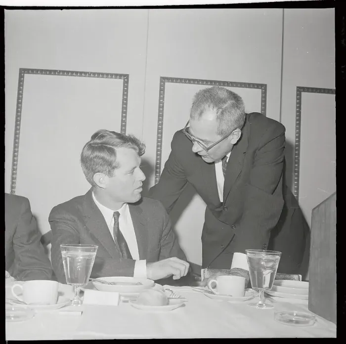Framed Print : Robert Kennedy Speaking With W. Willard Wirtz Framed Print : Robert Kennedy Speaking With W. Willard Wirtz