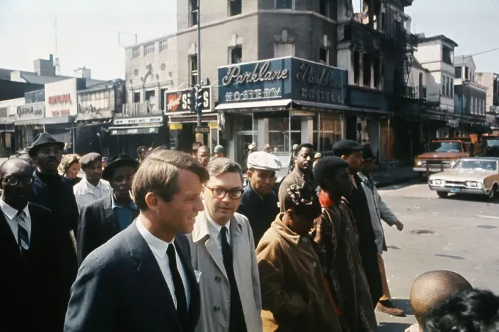 Framed Print : Robert Kennedy Touring Washington Neighborhood Framed Print : Robert Kennedy Touring Washington Neighborhood