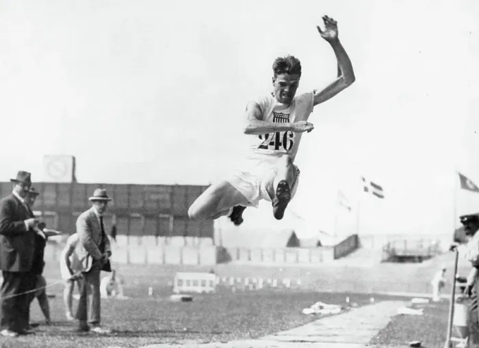 Framed Print : Robert LeGendre Jumping At The Paris Olympics Framed Print : Robert LeGendre Jumping At The Paris Olympics