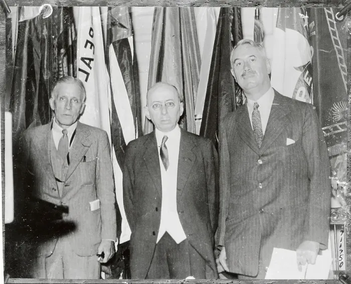 Framed Print : Robert McCormick Standing With Others Framed Print : Robert McCormick Standing With Others