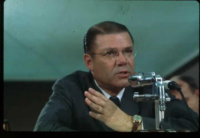 Framed Print : Robert McNamara Testifying Before Congress Framed Print : Robert McNamara Testifying Before Congress