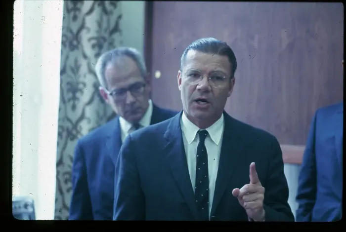 Framed Print : Robert McNamara Testifying Before Congressional Committee Framed Print : Robert McNamara Testifying Before Congressional Committee