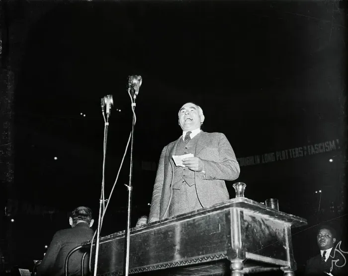 Framed Print : Robert Minor Delivering a Speech