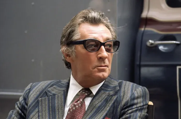 Framed Print : Robert Mitchum Wearing Glasses Framed Print : Robert Mitchum Wearing Glasses