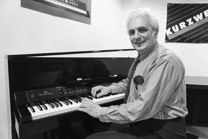 Framed Print : Robert Moog With Synthesizer Framed Print : Robert Moog With Synthesizer