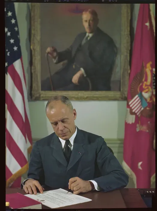 Framed Print : Robert Patterson Signing Document Framed Print : Robert Patterson Signing Document