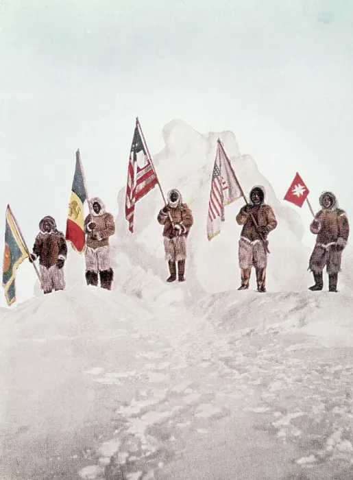 Framed Print : Robert Peary's North Pole Expedition Framed Print : Robert Peary's North Pole Expedition