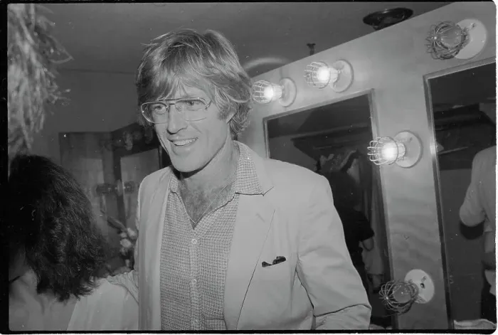 Framed Print : Robert Redford in Dressing Room Framed Print : Robert Redford in Dressing Room