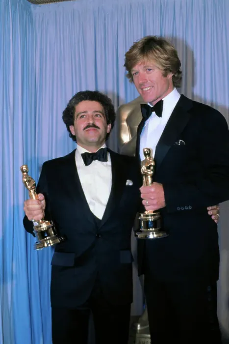 Framed Print : Robert Redford and Ronald Schwary Holding Awards Framed Print : Robert Redford and Ronald Schwary Holding Awards