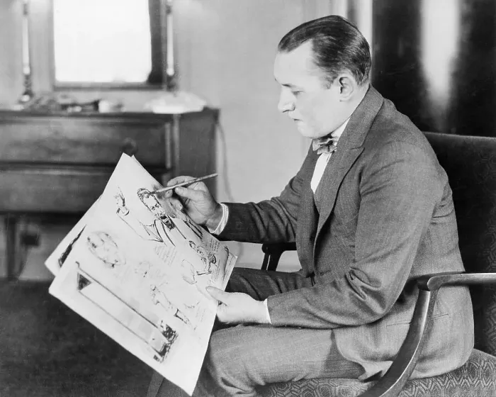 Framed Print : Robert Ripley Drawing Cartoon Framed Print : Robert Ripley Drawing Cartoon