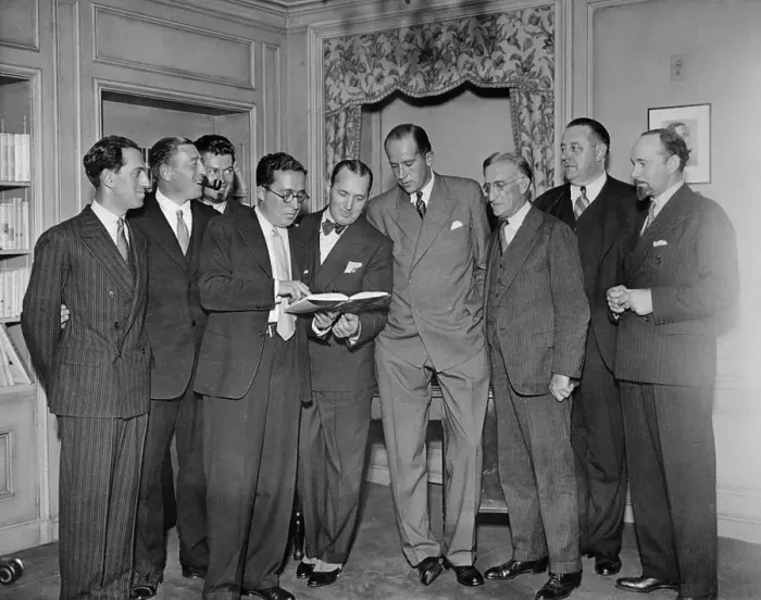 Framed Print : Robert Ripley and George Gershwin Being Honored Framed Print : Robert Ripley and George Gershwin Being Honored