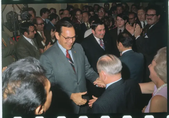 Framed Print : Robert Taft Jr. Attending Primary Event Framed Print : Robert Taft Jr. Attending Primary Event