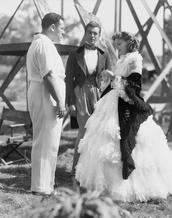 Framed Print : Robert Taylor and Greta Garbo Conferring with George Cukor Framed Print : Robert Taylor and Greta Garbo Conferring with George Cukor