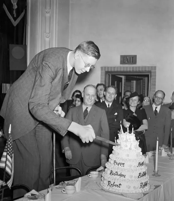 Framed Print : Robert Wadlow Cutting Birthday Cake Framed Print : Robert Wadlow Cutting Birthday Cake