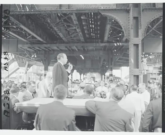 Framed Print : Robert Wagner Giving a Speech Framed Print : Robert Wagner Giving a Speech