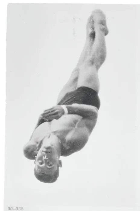 Framed Print : Robert Webster Executing Dive Framed Print : Robert Webster Executing Dive