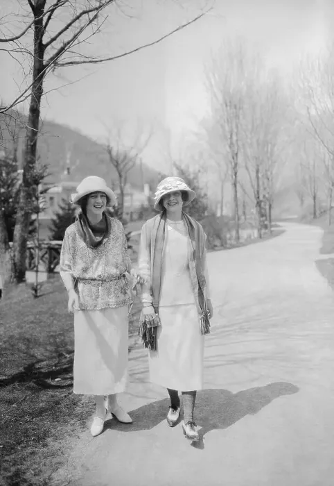 Framed Print : Roberta Willard and Genevieve Glendenning Walking Framed Print : Roberta Willard and Genevieve Glendenning Walking