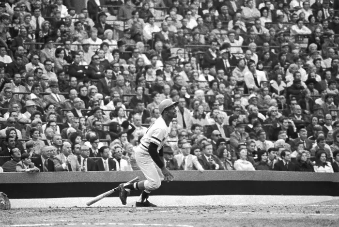 Framed Print : Roberto Clemente Watching His Home Run Framed Print : Roberto Clemente Watching His Home Run