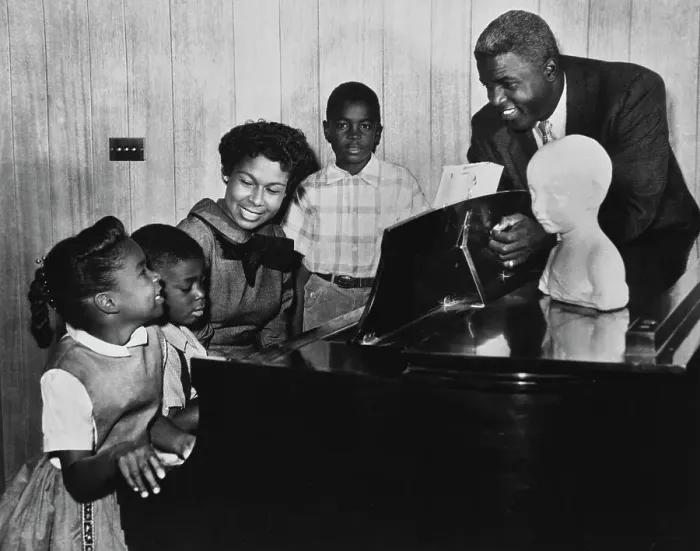 Framed Print : Robinson Family With Piano Framed Print : Robinson Family With Piano