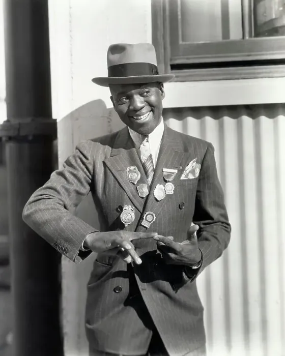 Framed Print : Bill Robinson Wearing His Medals Framed Print : Bill Robinson Wearing His Medals