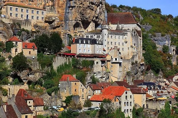 Rocamadour, Lot department, Midi-Pyrenees region, Occitanie, place of pilgrimage of the Roman Catholic Church, France
