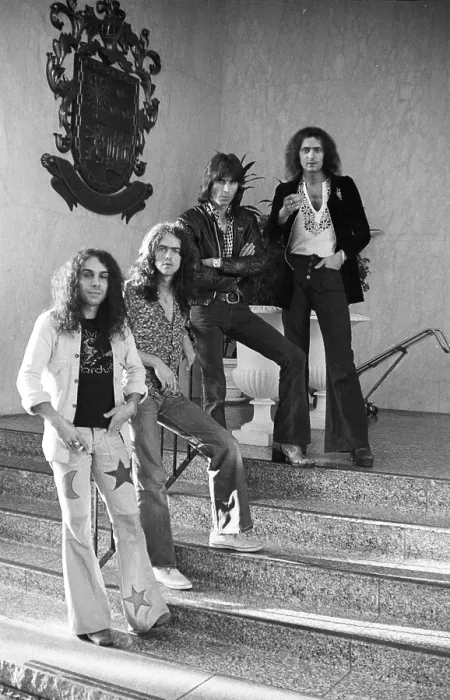 Framed Print : Rock Band Rainbow At The Beverly Wilshire Hotel Framed Print : Rock Band Rainbow At The Beverly Wilshire Hotel