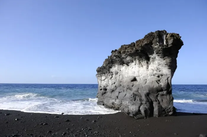 Framed Print : Rock on the beach of Puerto Naos, La Palma, Canary Islands, Canary Islands, Spain, Europe, PublicGround Framed Print : Rock on the beach of Puerto Naos, La Palma, Canary Islands, Canary Islands, Spain, Europe, PublicGround