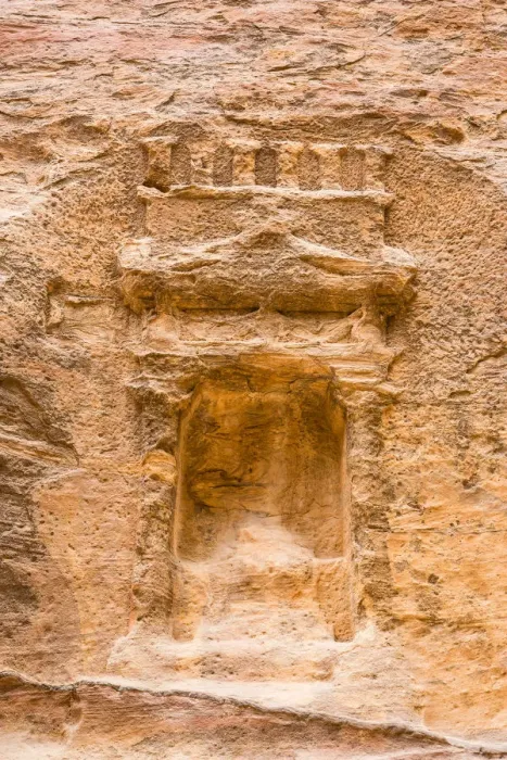 Framed Print : A Rock-Cut Tribute at Petra, Jordan