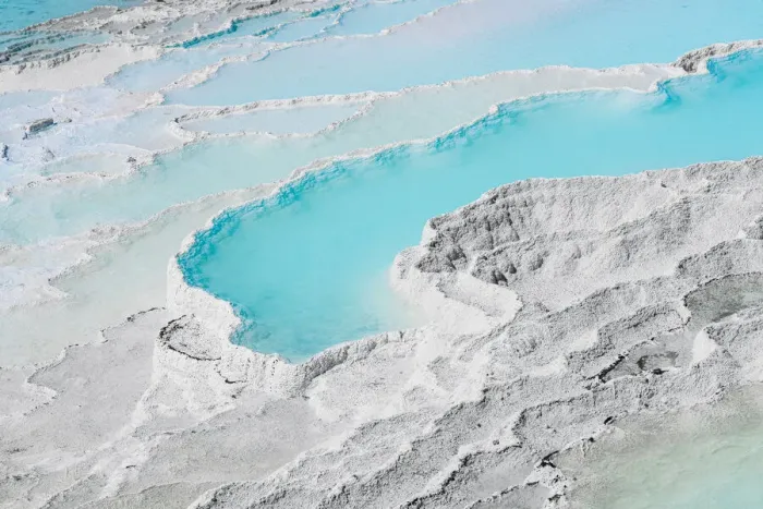Framed Print : Rock Formation in Pamukkale, Turkey. The Cotton Castle Framed Print : Rock Formation in Pamukkale, Turkey. The Cotton Castle