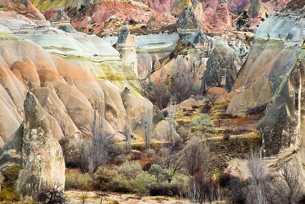 The rock formations, Cappadocia, Turkey