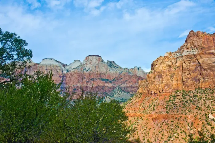 Framed Print : Rock formations in Zion National Park, Utah, USA Framed Print : Rock formations in Zion National Park, Utah, USA