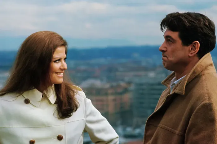 Framed Print : Rock Hudson and Claudia Cardinale Starring in Film Framed Print : Rock Hudson and Claudia Cardinale Starring in Film
