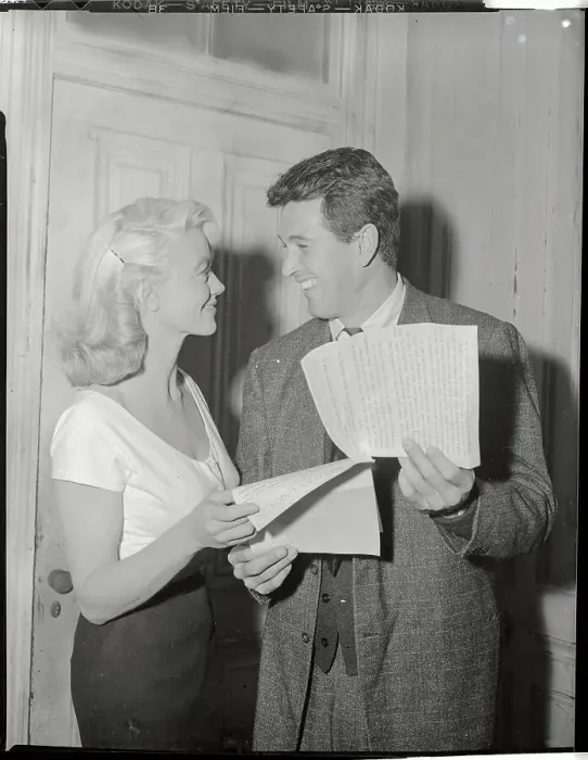 Framed Print : Rock Hudson and Dorothy Malone Talking Together Framed Print : Rock Hudson and Dorothy Malone Talking Together