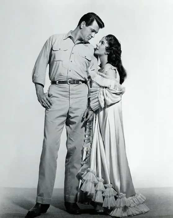 Framed Print : Rock Hudson & Liz Taylor From Giant Framed Print : Rock Hudson & Liz Taylor From Giant