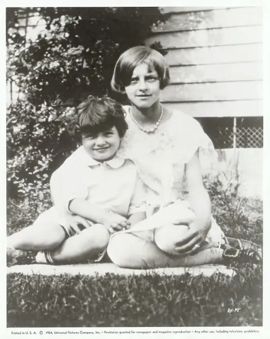 Framed Print : Rock Hudson at Two Years Old with Aunt Framed Print : Rock Hudson at Two Years Old with Aunt