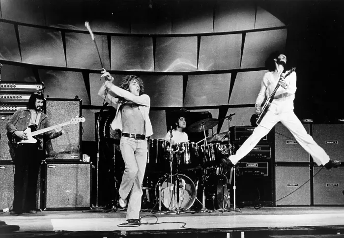 Framed Print : Rock And Roll Band The Who Performing Framed Print : Rock And Roll Band The Who Performing
