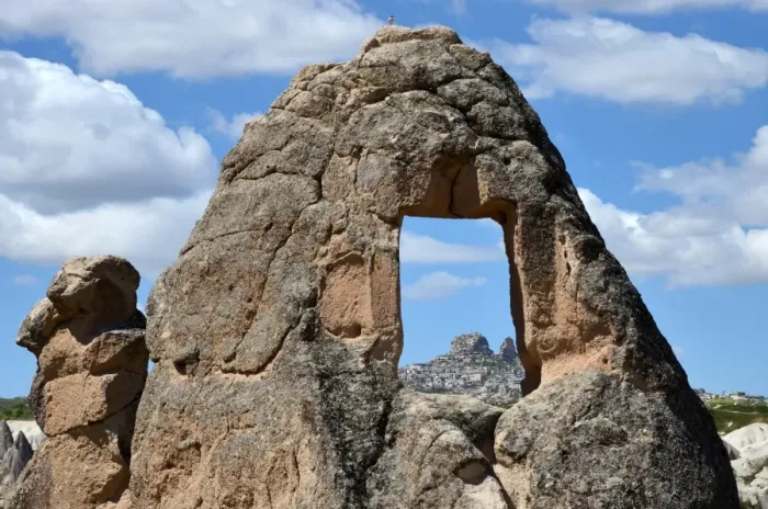 Framed Print : Rock Window in Cappadocia Framed Print : Rock Window in Cappadocia