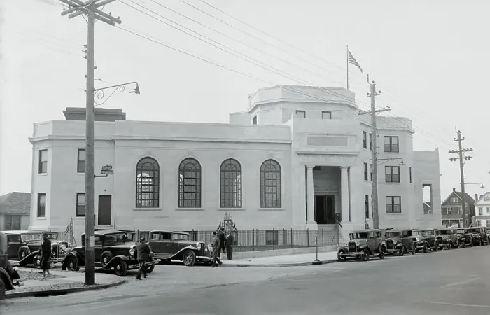 Framed Print : Rockaway Courthouse in 1932