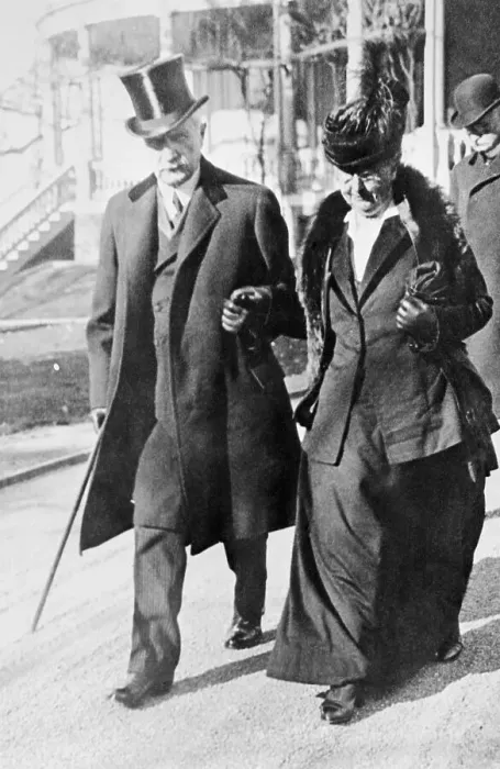Framed Print : Rockefeller Attending Funeral Framed Print : Rockefeller Attending Funeral