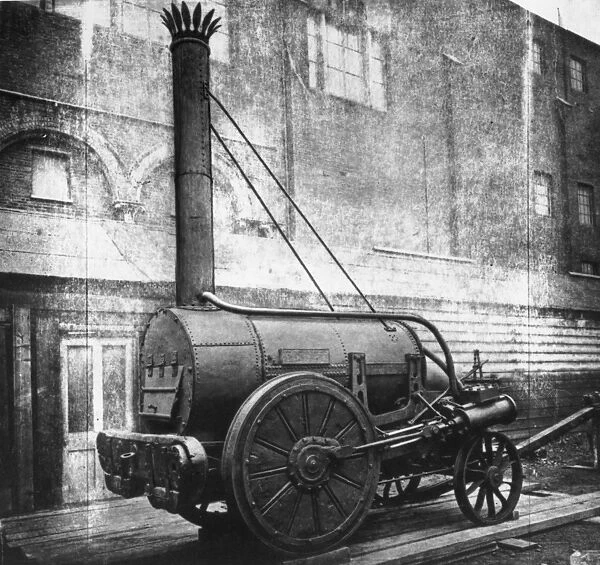 Rocket. George Stephensons locomotive Rocket, constructed in 1829