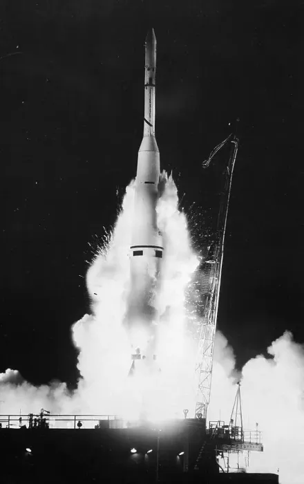 Framed Print : Rocket Launching in Darkness Framed Print : Rocket Launching in Darkness