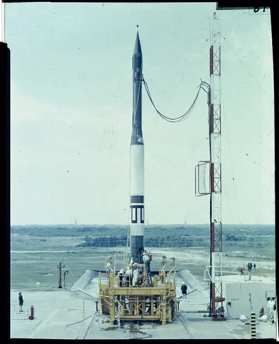 Framed Print : Rocket on Launching Pad Framed Print : Rocket on Launching Pad
