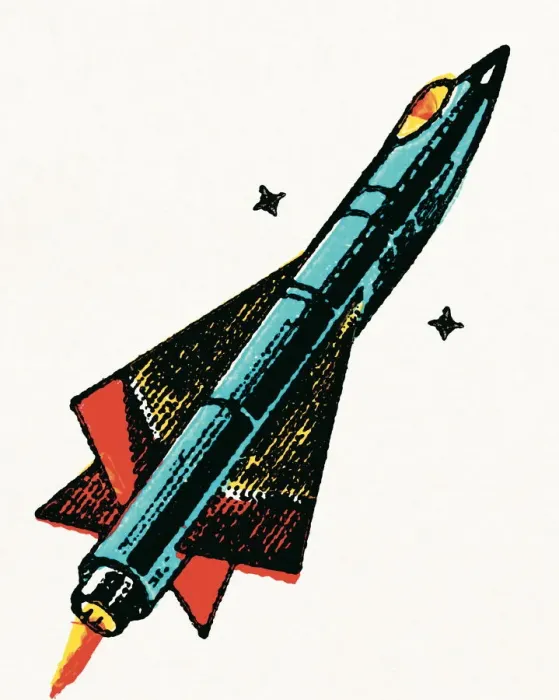 Framed Print : Rocket ship Framed Print : Rocket ship