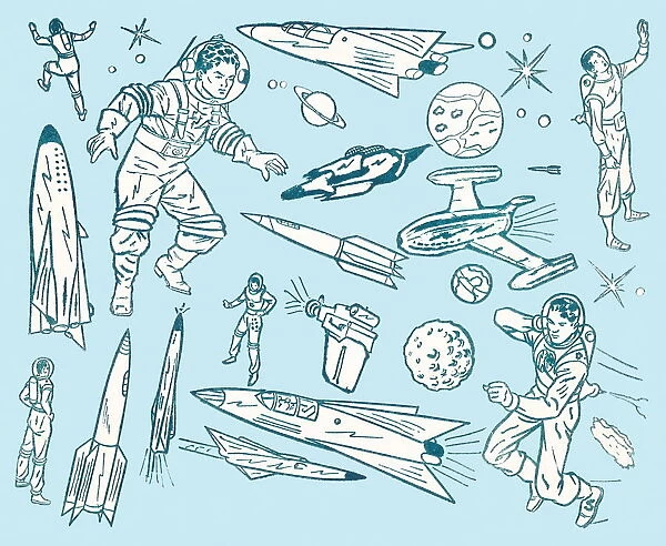 Rockets and spacemen