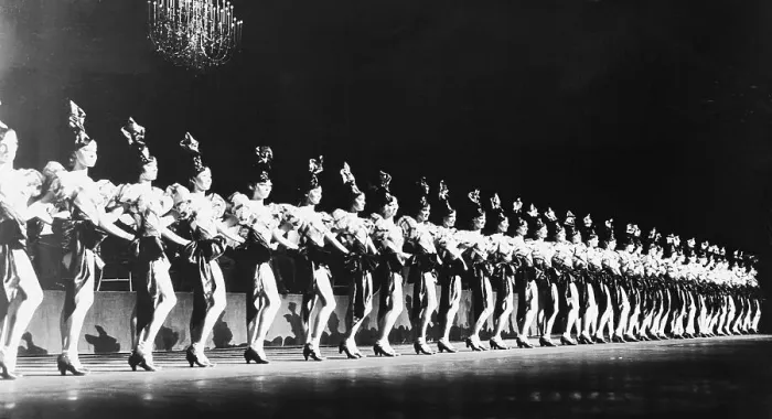 Framed Print : The Rockettes Chorus Line