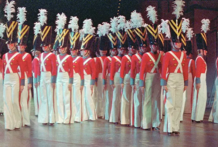 Framed Print : Rockettes Dressed as Toy Soldiers Framed Print : Rockettes Dressed as Toy Soldiers