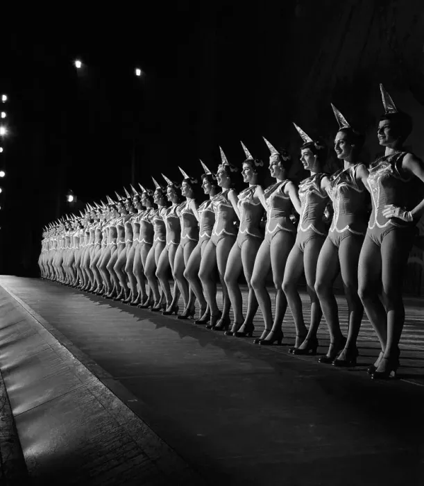 Framed Print : Rockettes Lined Up In Costume Framed Print : Rockettes Lined Up In Costume