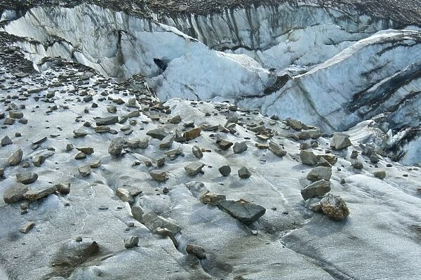 Rocks at the Schlatenkees glacier, Nationalpark Hohe Tauern national park, Austria, Europe