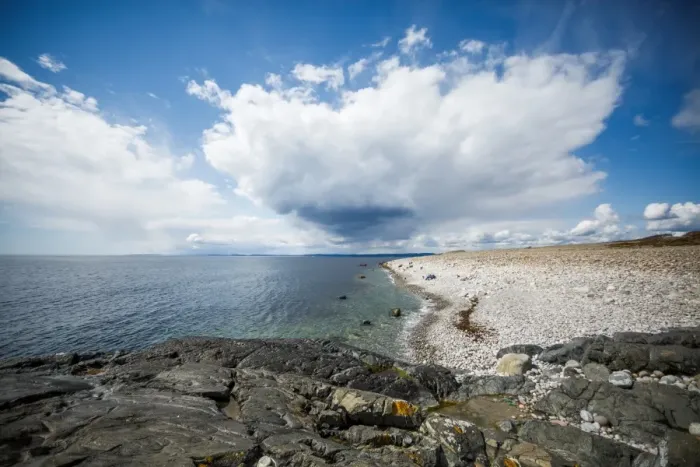 Framed Print : Rocky beach in Gea Norvegica Framed Print : Rocky beach in Gea Norvegica