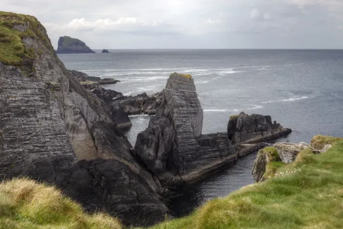 Framed Print : Rocky coast, Three Castle Head, Mizen Head Peninsula, West Cork, Republic of Ireland, British Isles, Europe Framed Print : Rocky coast, Three Castle Head, Mizen Head Peninsula, West Cork, Republic of Ireland, British Isles, Europe